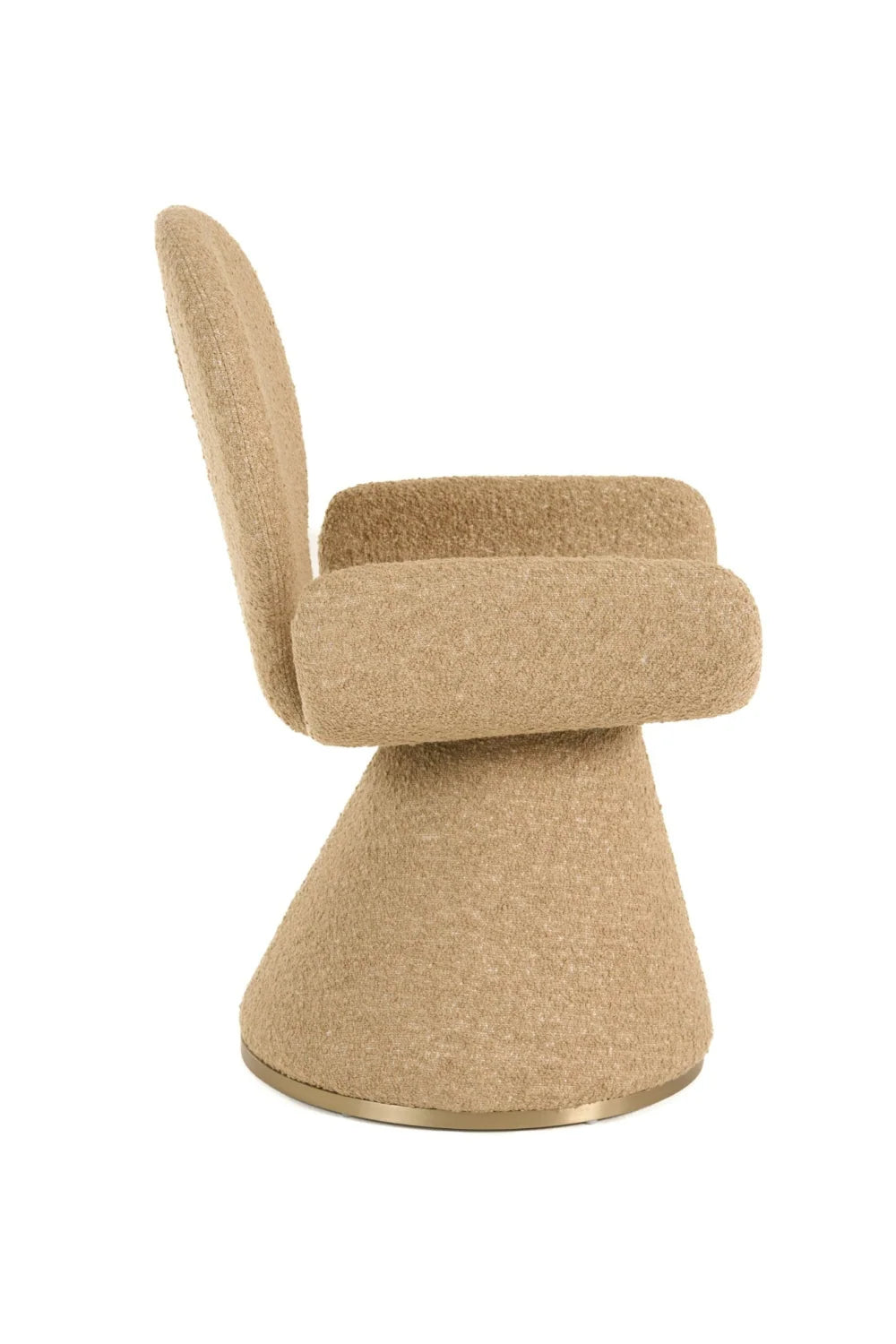 Luxury Conical Base Modern Dining Chair European Style for Villa