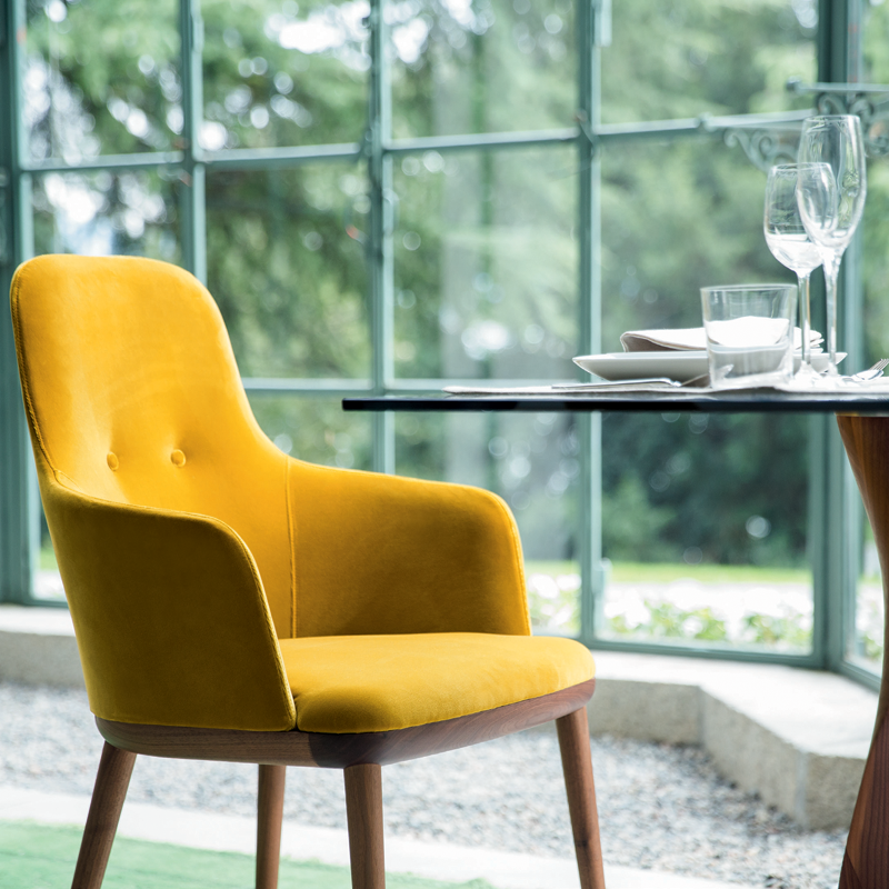 Luxury Connie Dining Chair Modern Italian Style for Villa
