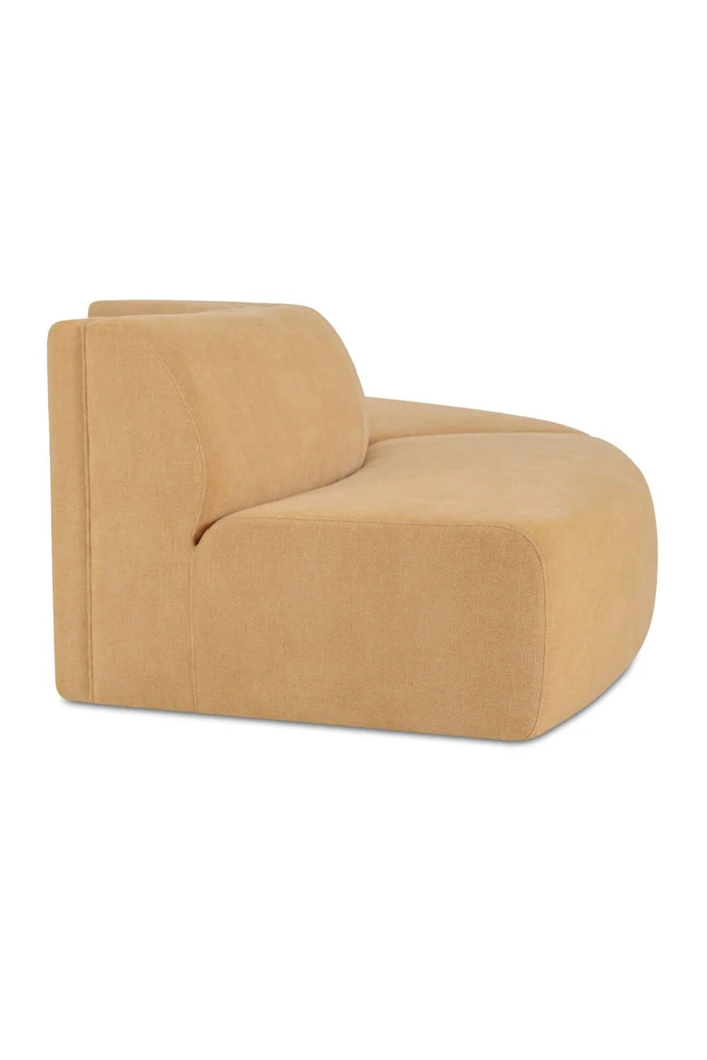 Luxury Convex 2-Piece Modular Sofa Modern Italian Style for Villa