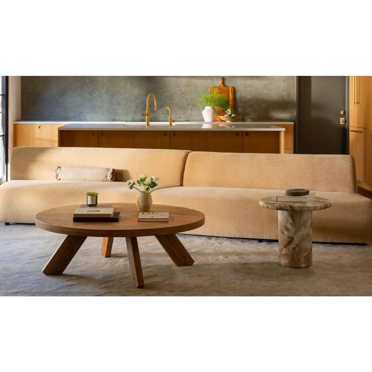 Luxury Convex Modular Sofa Modern Italian Style for Villa
