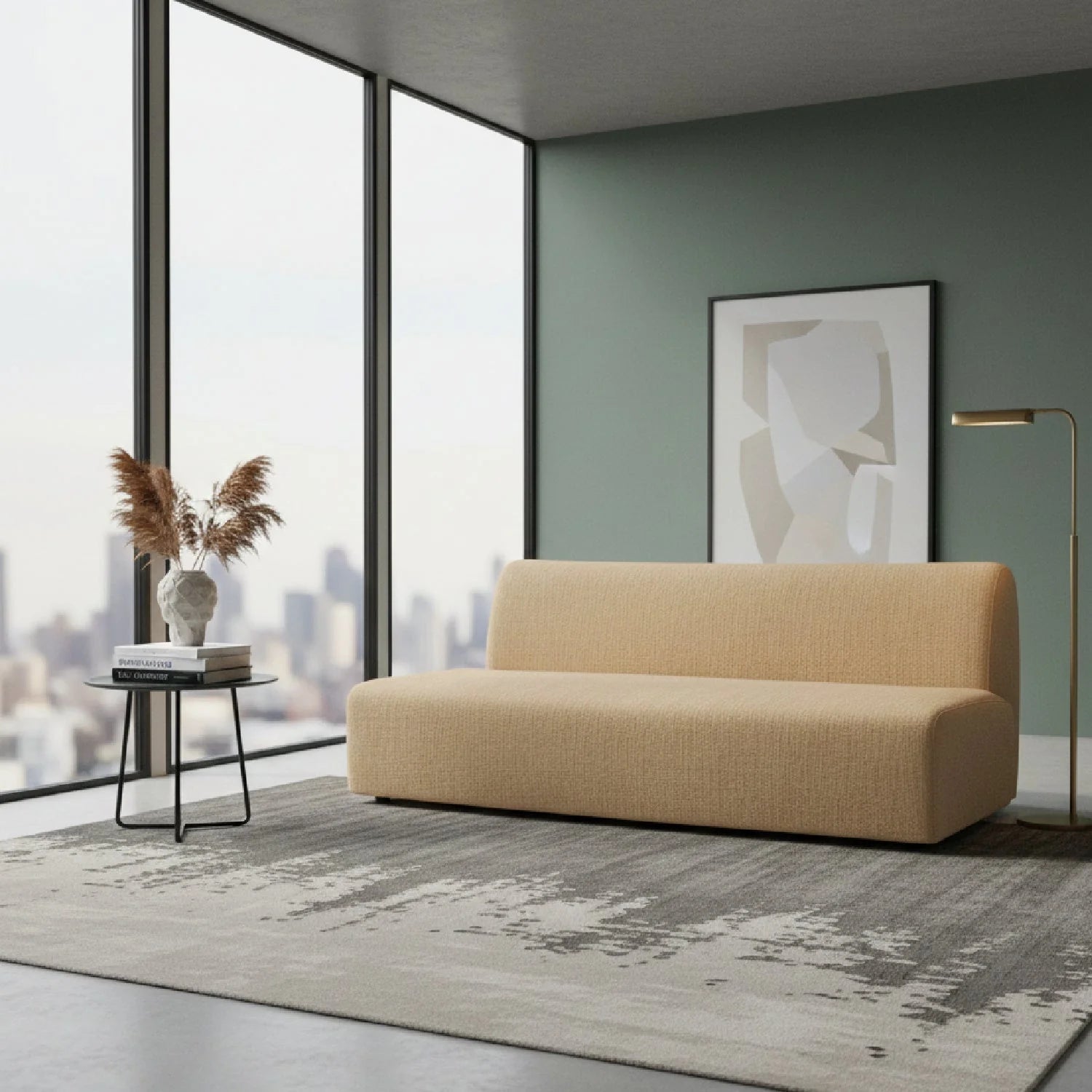 Luxury Convex Modular Sofa Modern Italian Style for Villa