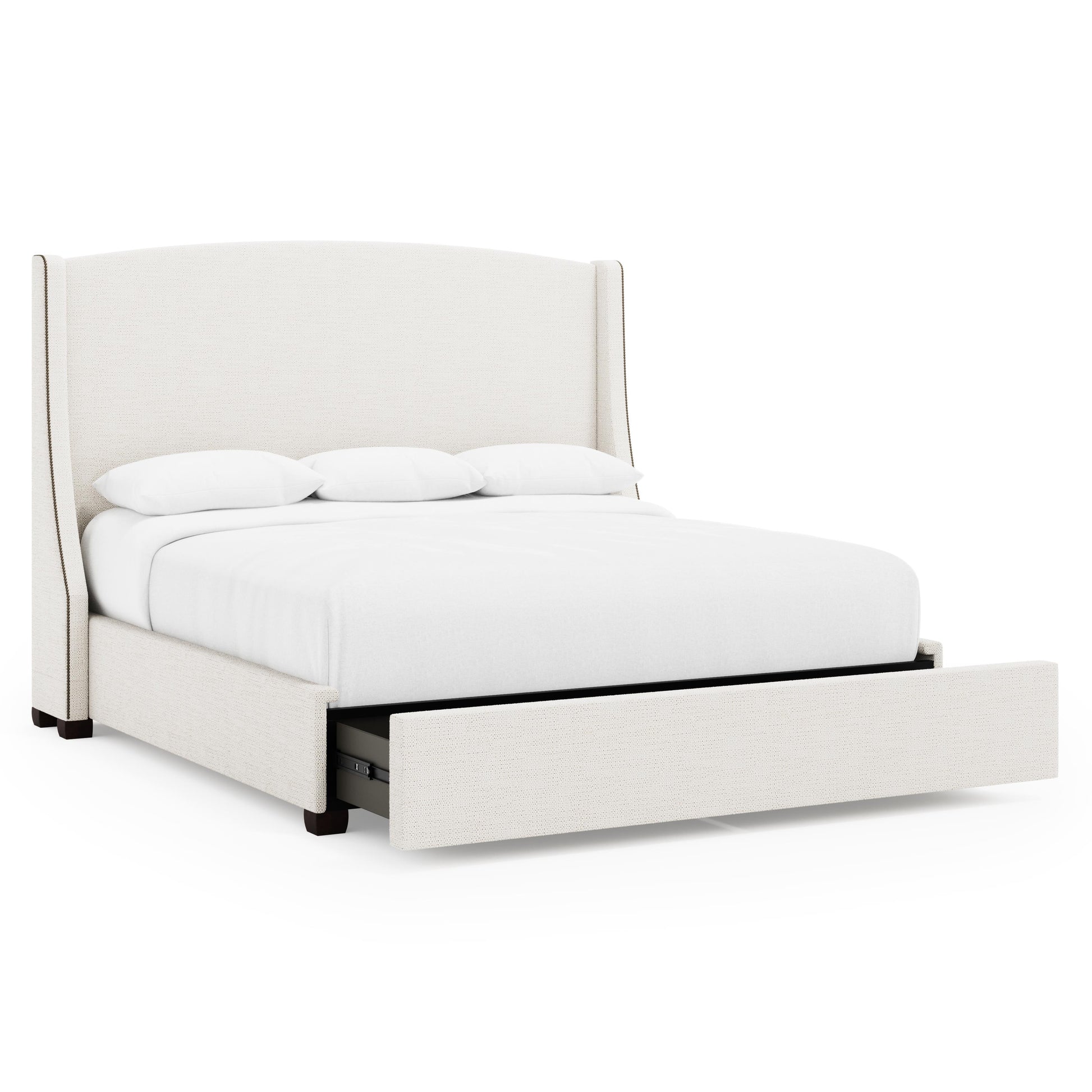 Luxury Cooper Fabric Shelter Bed Modern Italian Style for Villa