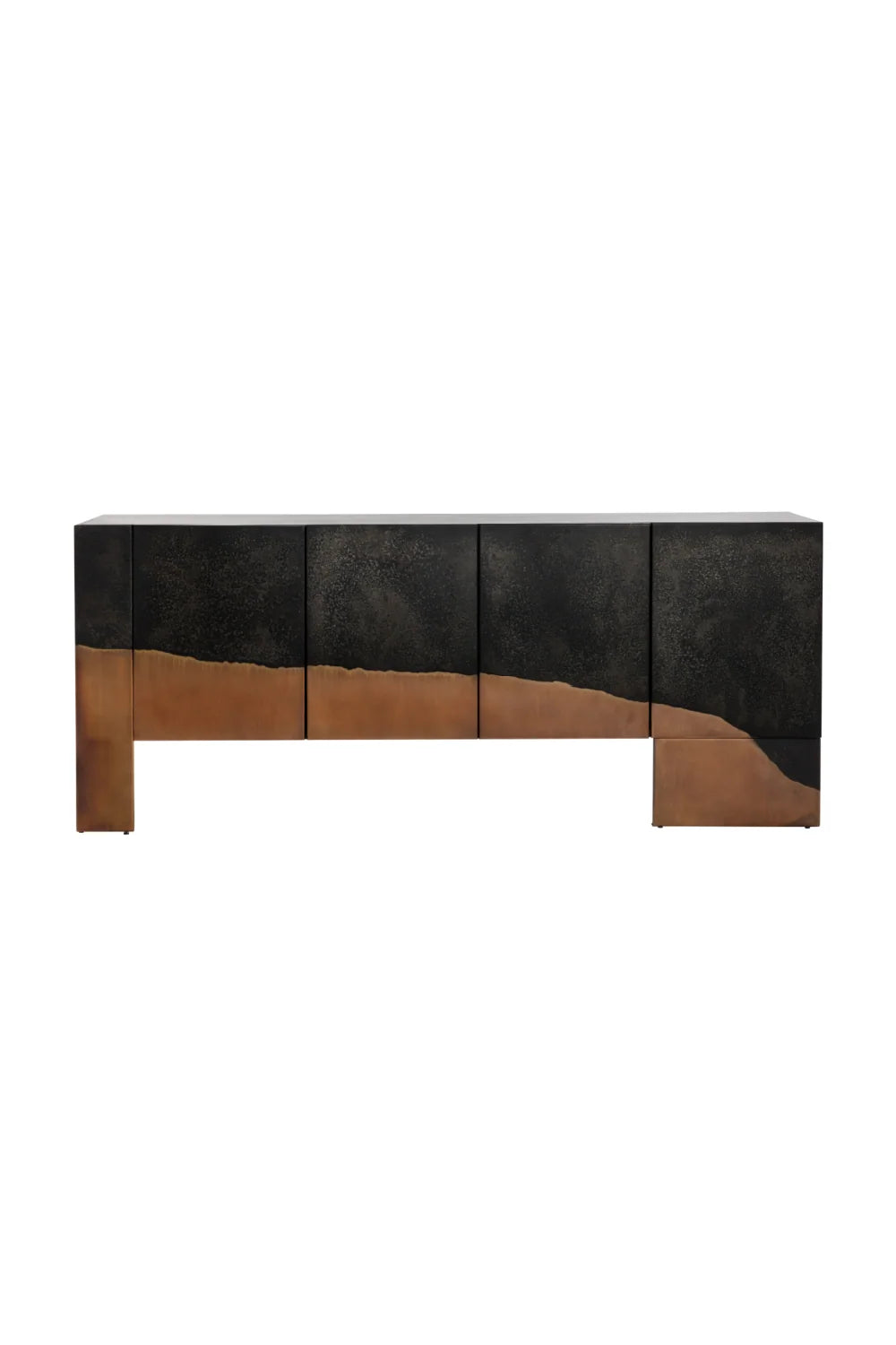 Luxury Copper Patina Sideboard European Style for Villa