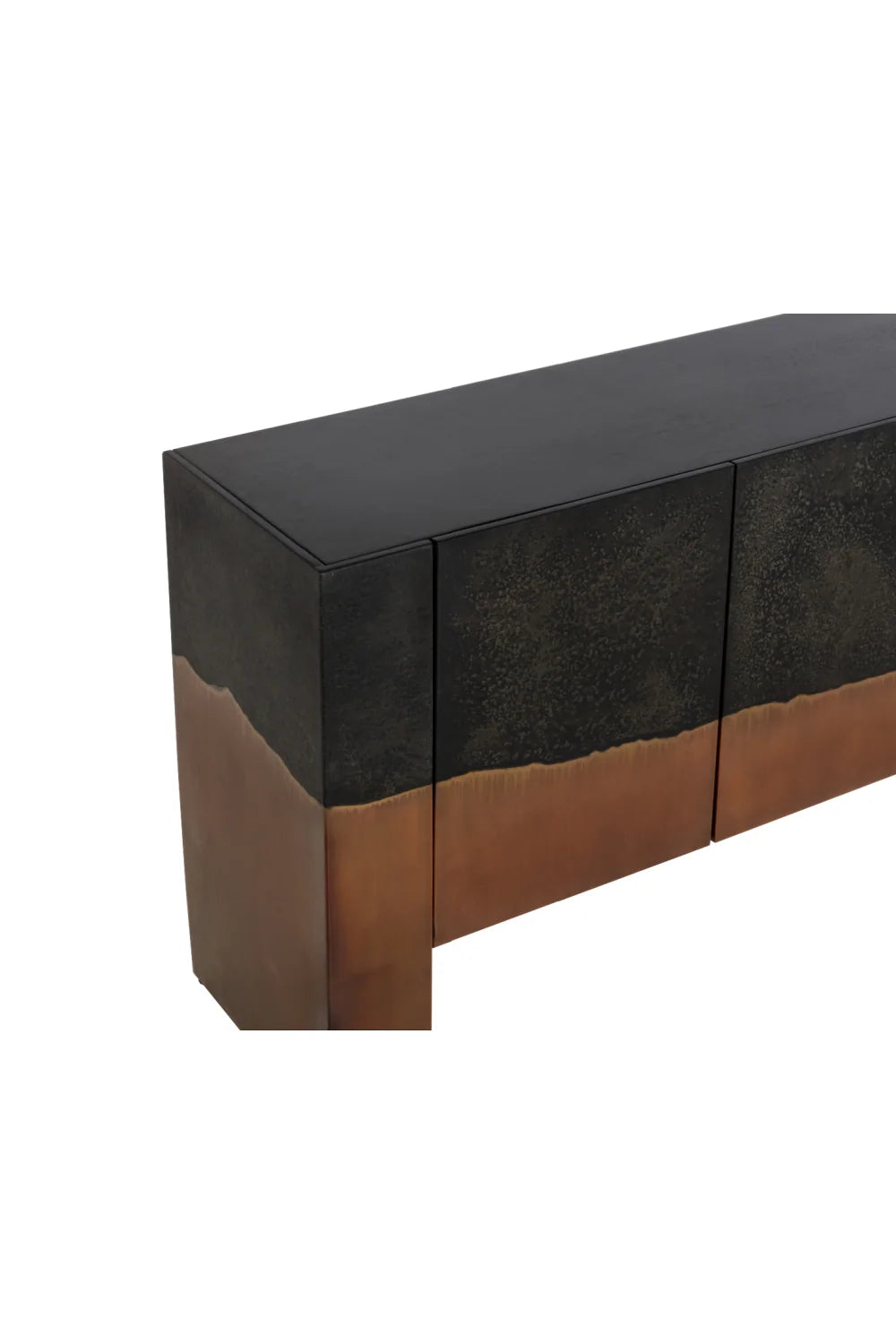 Luxury Copper Patina Sideboard European Style for Villa
