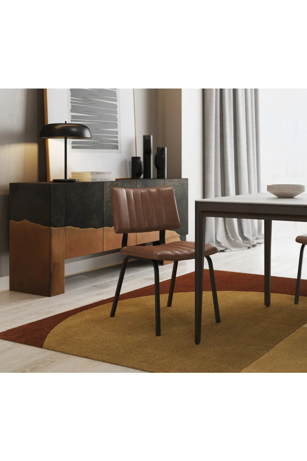 Luxury Copper Patina Sideboard European Style for Villa