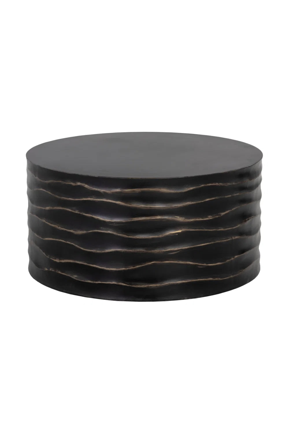 Luxury Corey Concrete Round Coffee Table Modern Italian Style for Villa