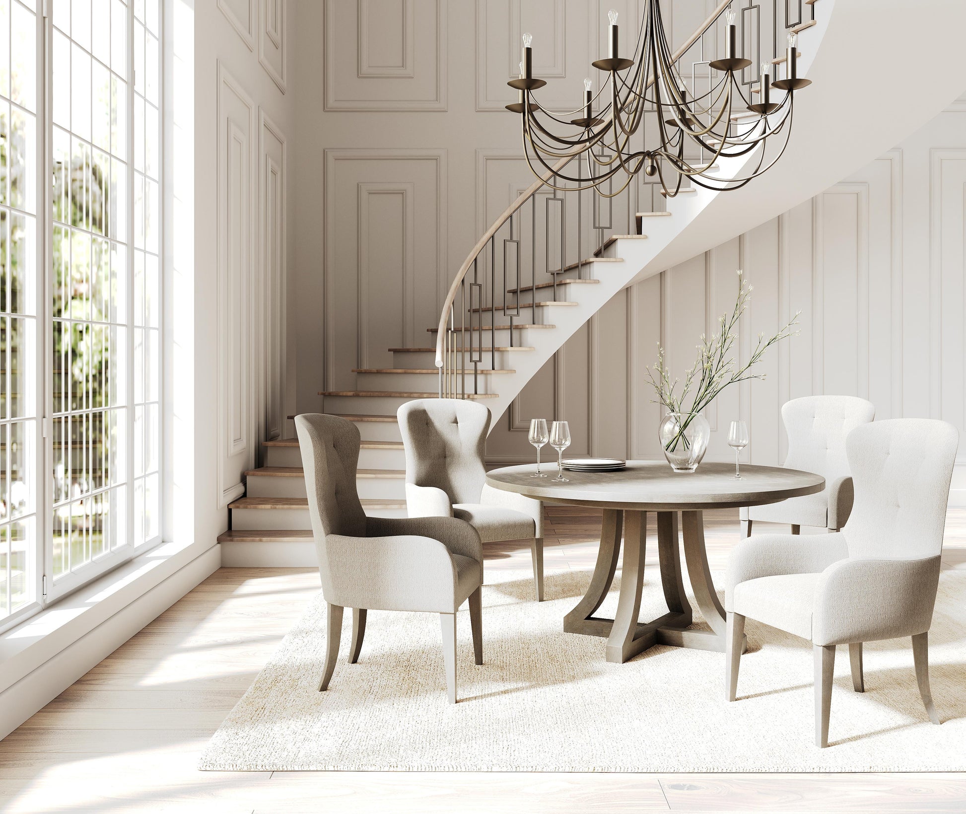Luxury Cornelia Dining Table Modern Italian Style for Villa