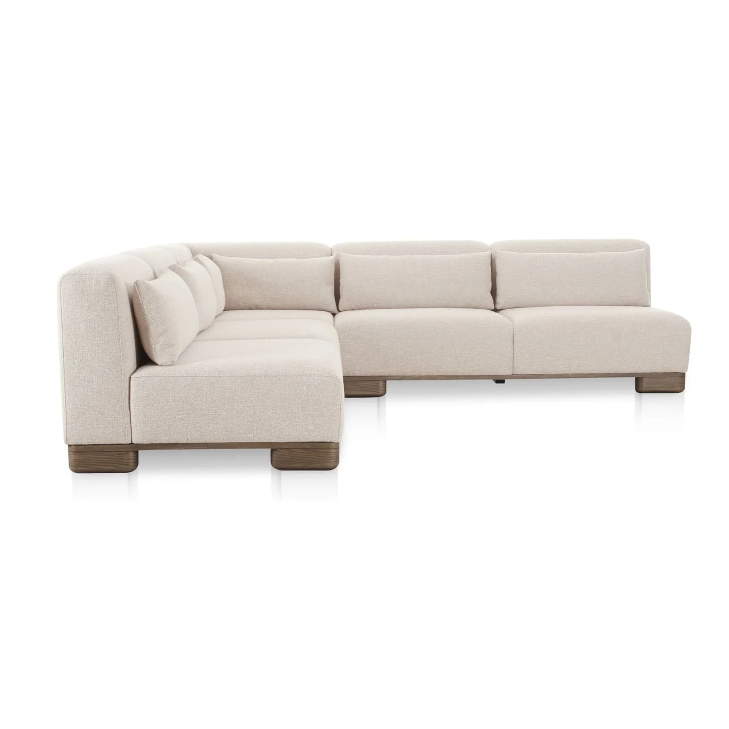 Luxury Corner Modular Fabric Sofa Modern Italian Style for Villa