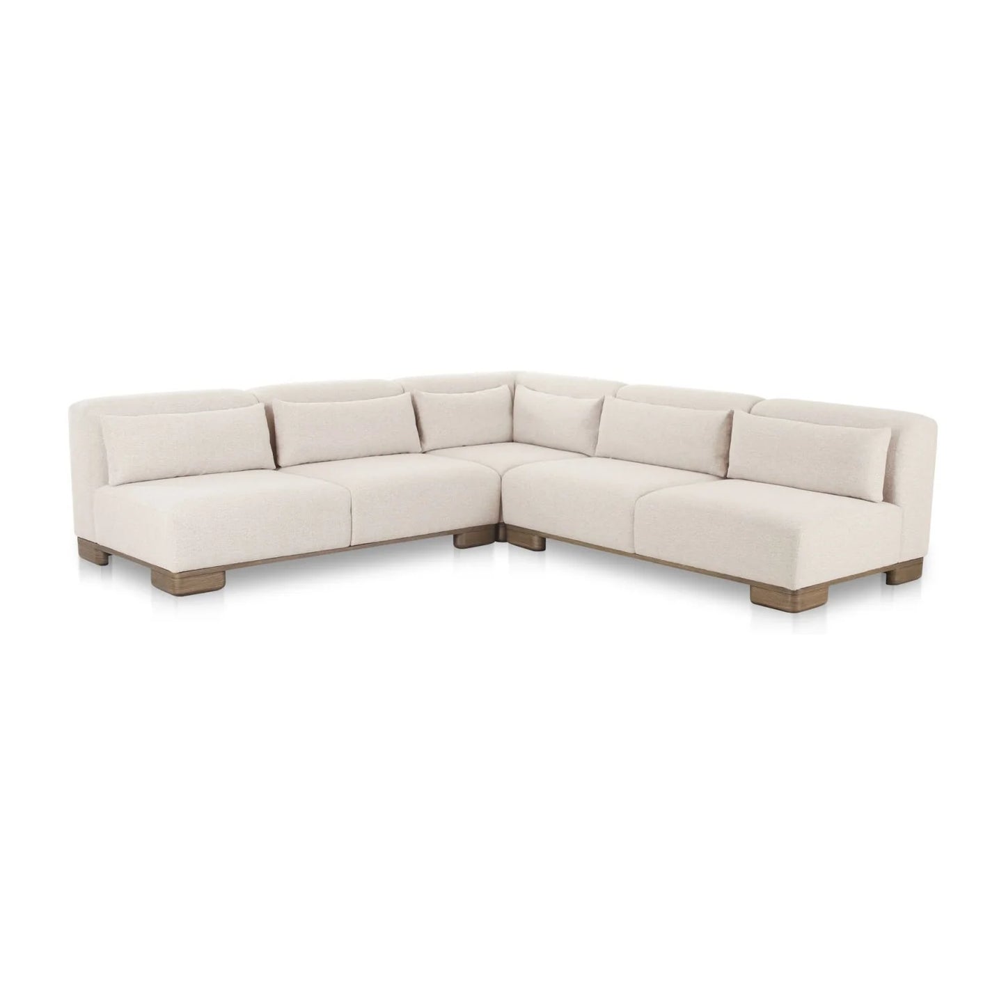 Luxury Corner Modular Fabric Sofa Modern Italian Style for Villa