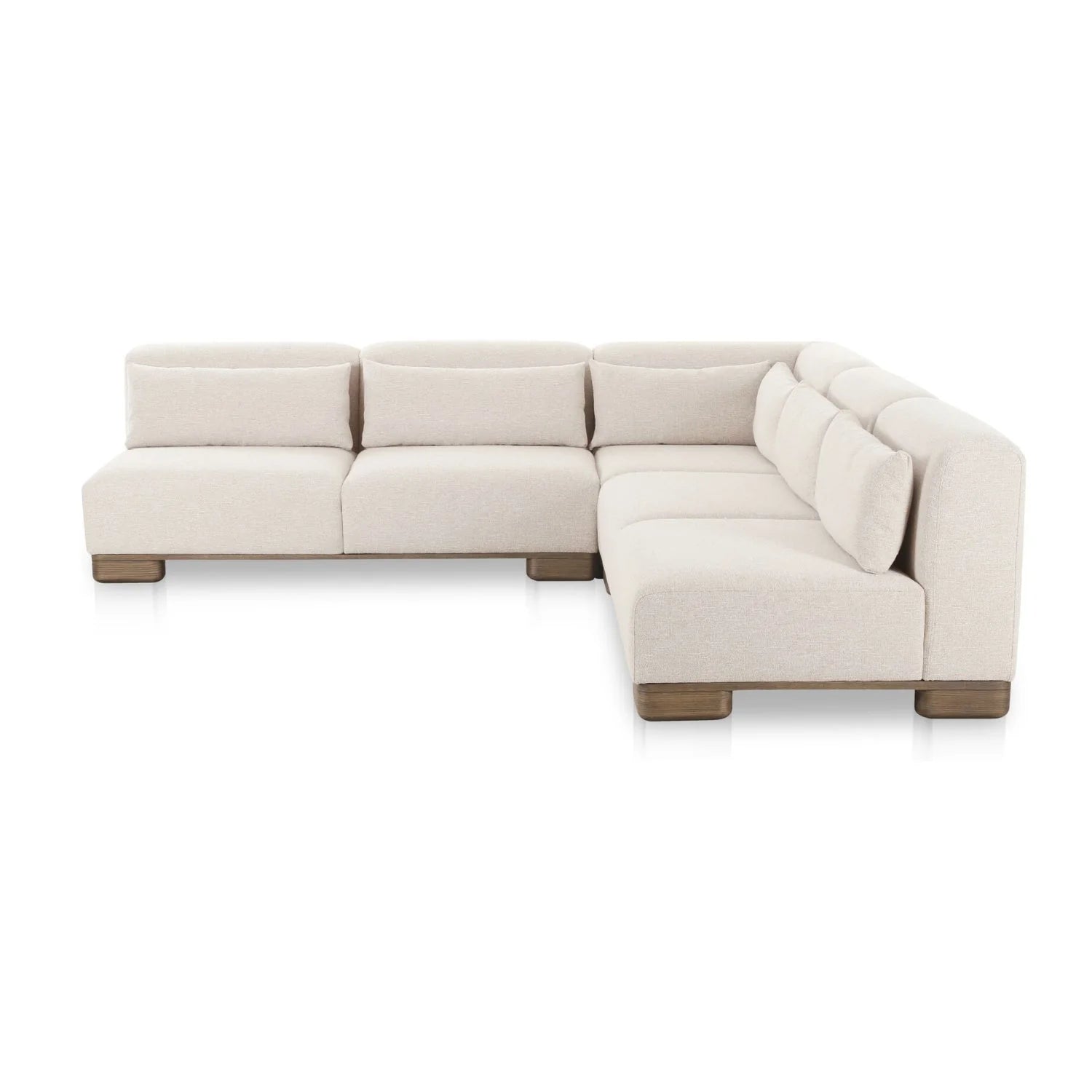 Luxury Corner Modular Fabric Sofa Modern Italian Style for Villa