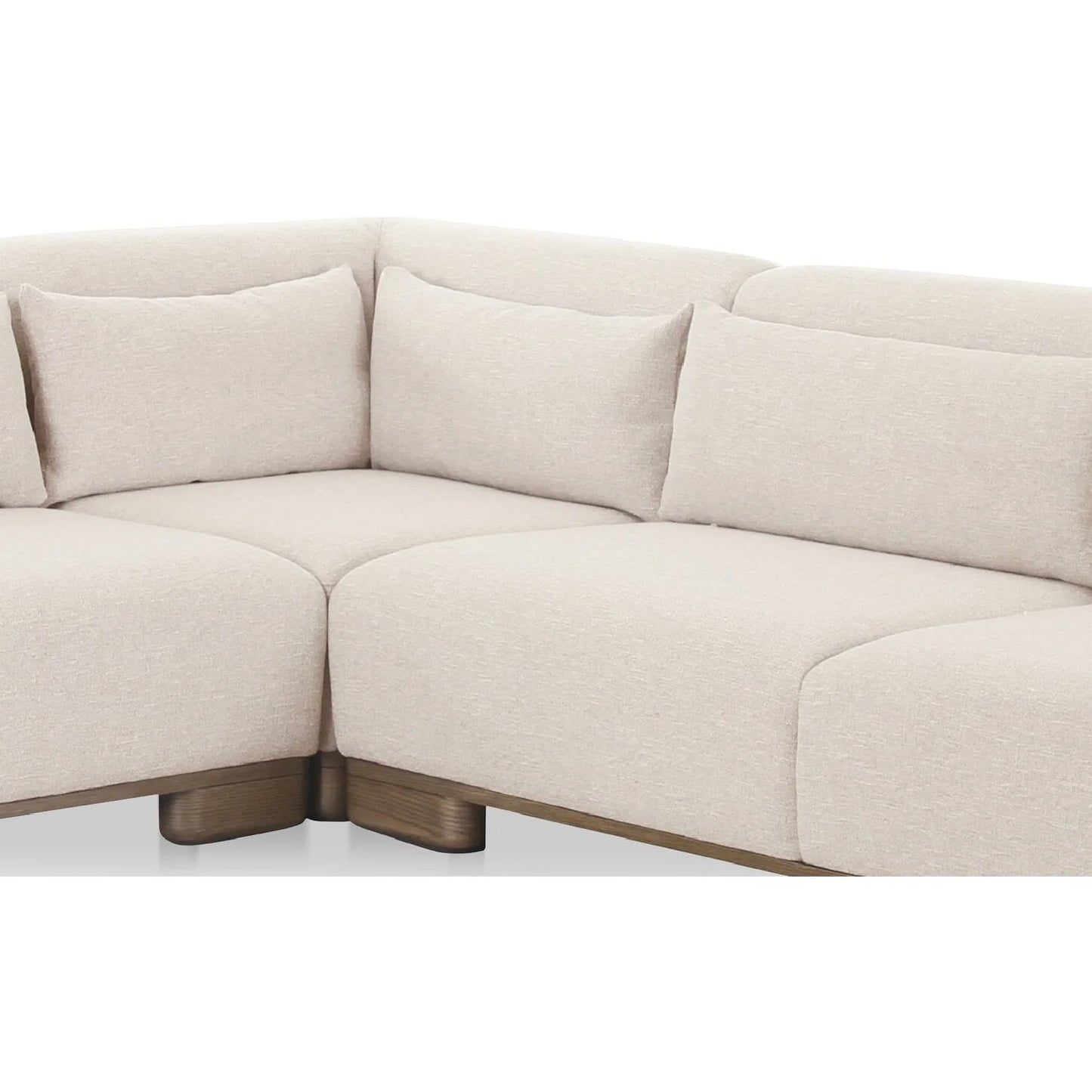Luxury Corner Modular Fabric Sofa Modern Italian Style for Villa