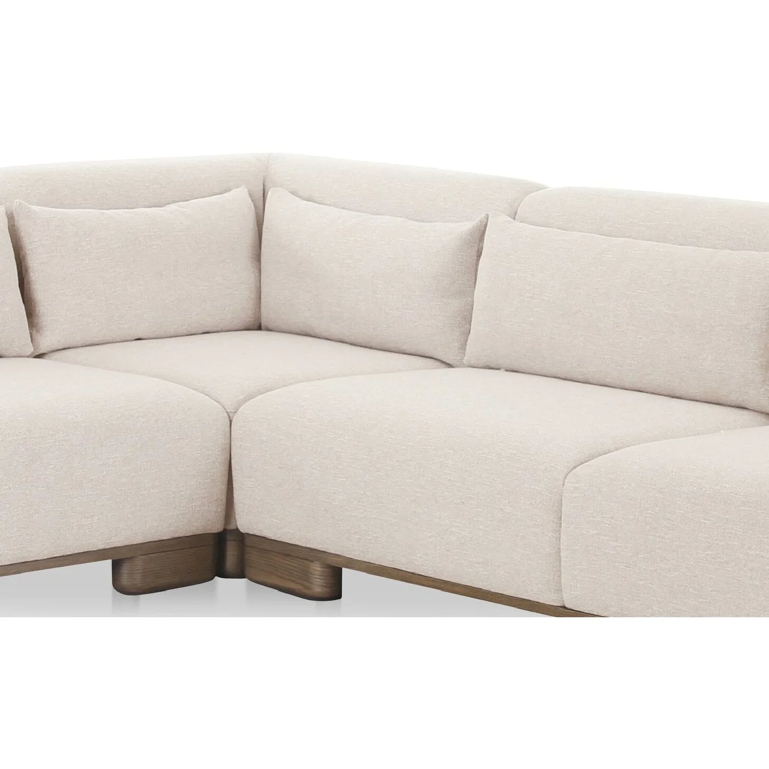 Luxury Corner Modular Fabric Sofa Modern Italian Style for Villa