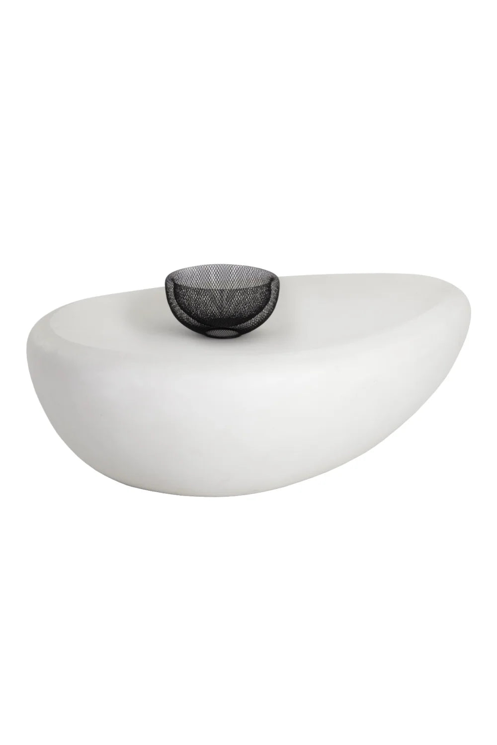 Luxury Corvo Concrete Coffee Table Modern Italian Style for Villa
