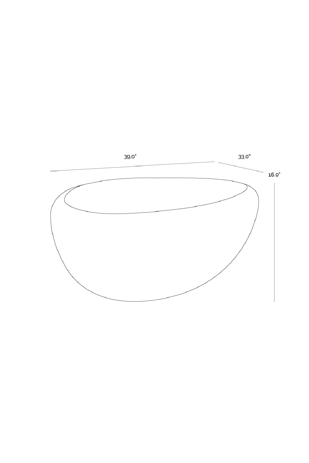 Luxury Corvo Concrete Coffee Table Modern Italian Style for Villa