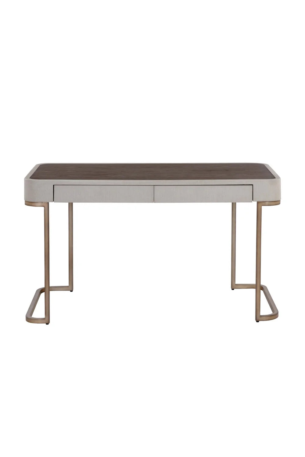 Luxury Cream 2-Drawer Modern Desk European Style for Villa