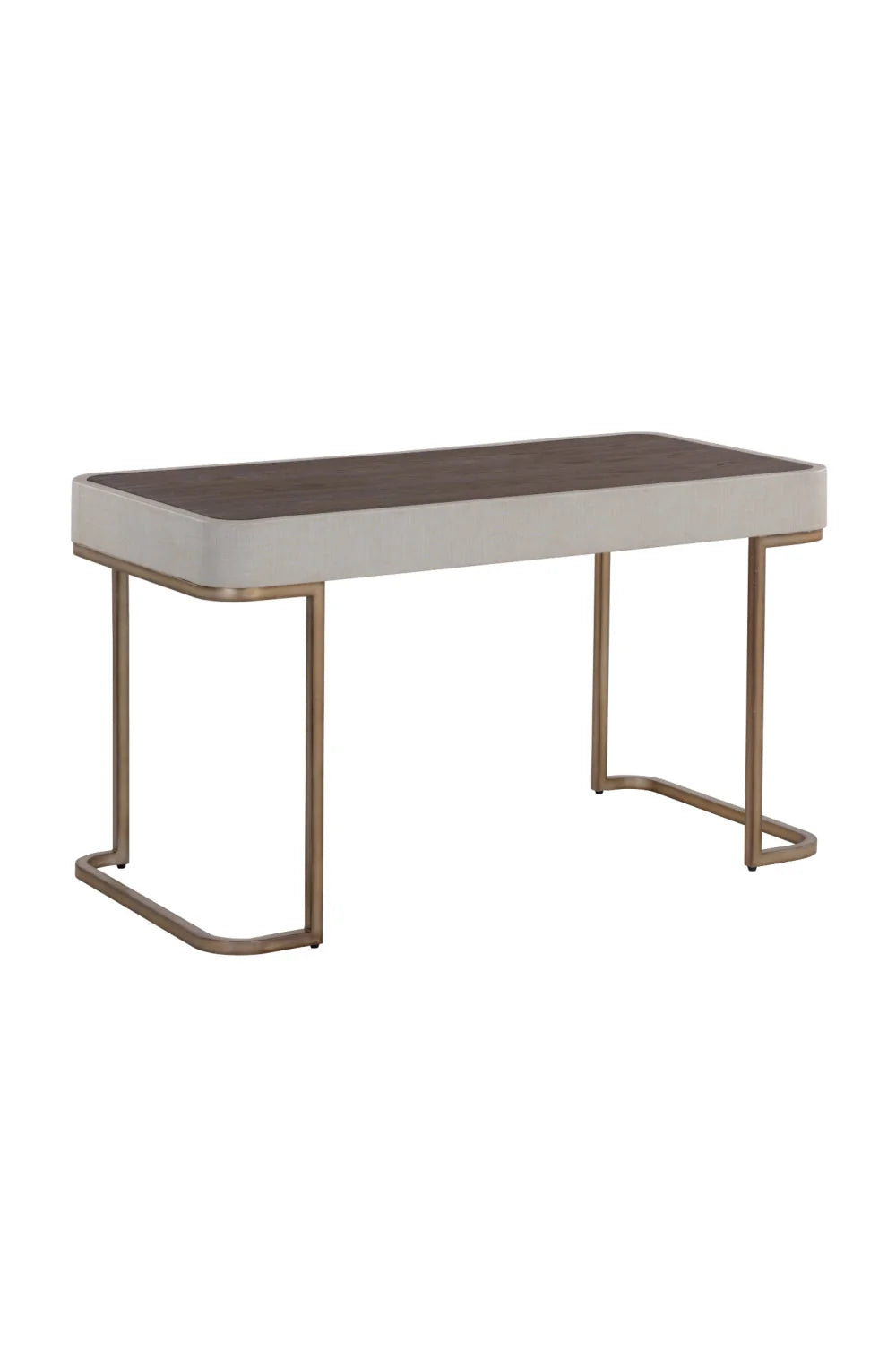 Luxury Cream 2-Drawer Modern Desk European Style for Villa
