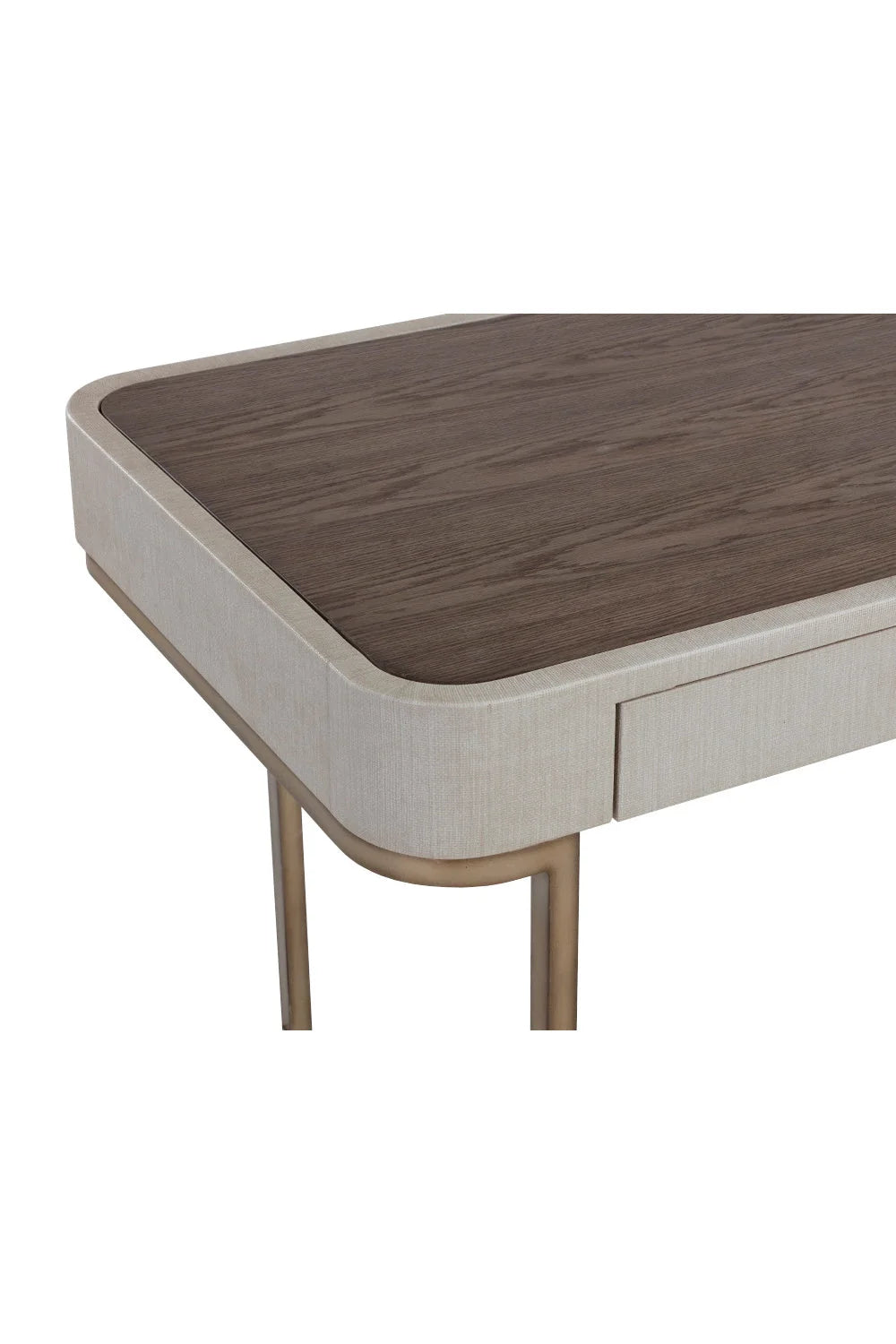 Luxury Cream 2-Drawer Modern Desk European Style for Villa