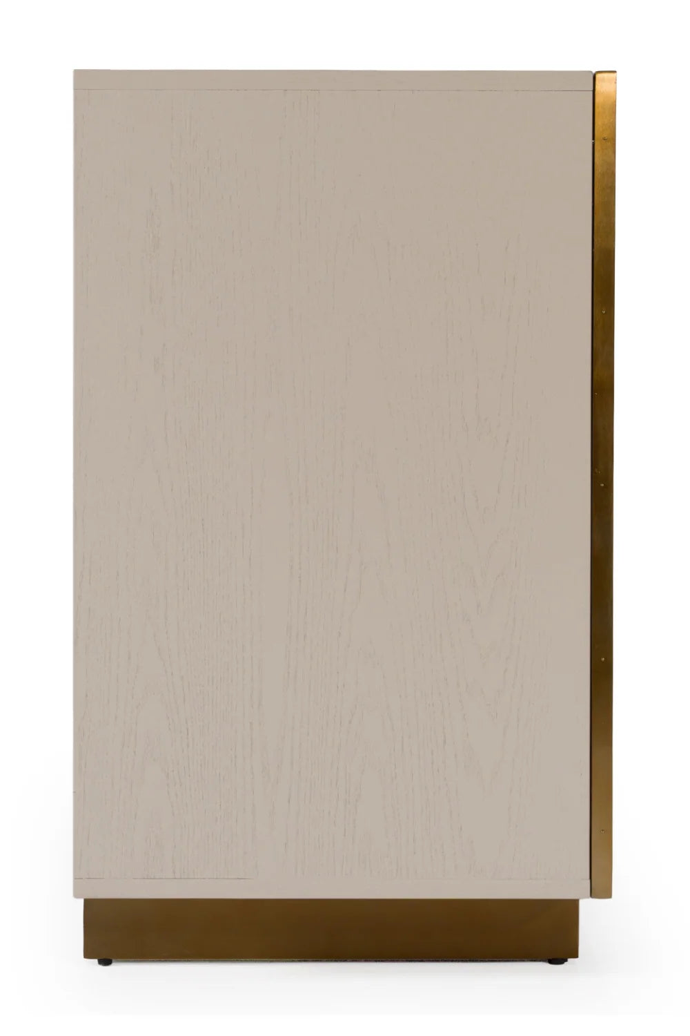 Luxury Cream Ash Wood Sideboard European Style for Villa