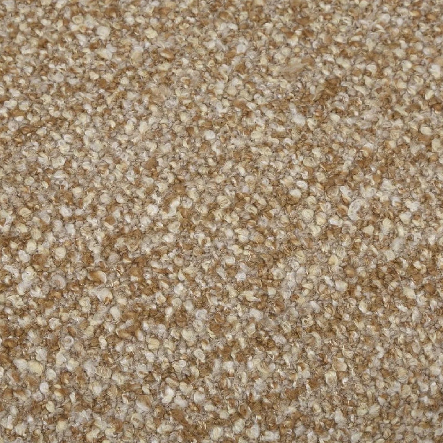 Luxury Cream Boucle Accent Chair Modern Italian Style for Villa