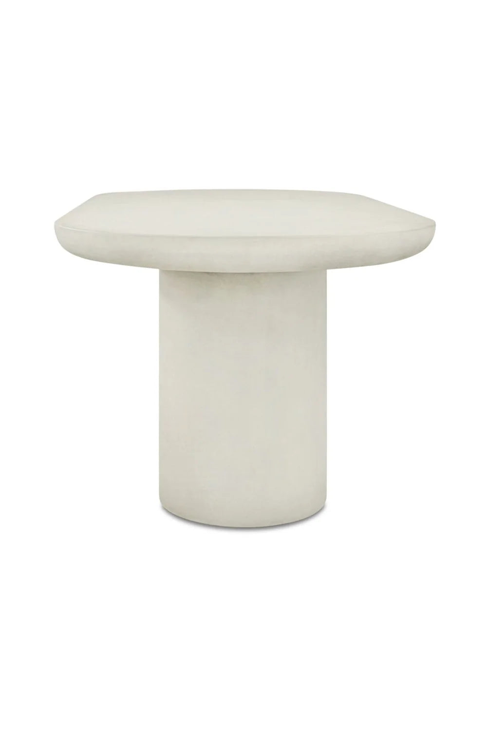 Luxury Cream Concrete Dining Table Modern Italian Style for Villa