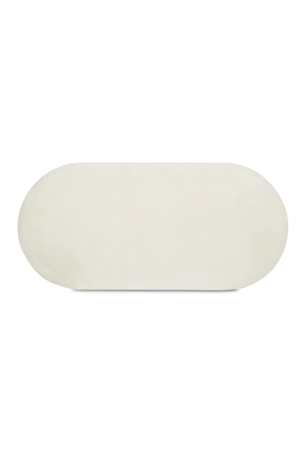 Luxury Cream Concrete Dining Table Modern Italian Style for Villa
