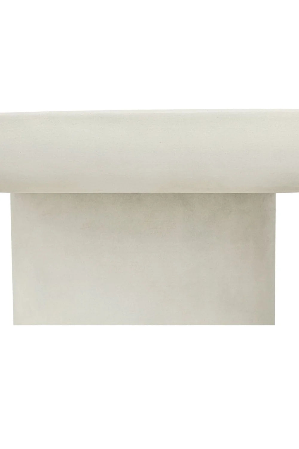 Luxury Cream Concrete Dining Table Modern Italian Style for Villa