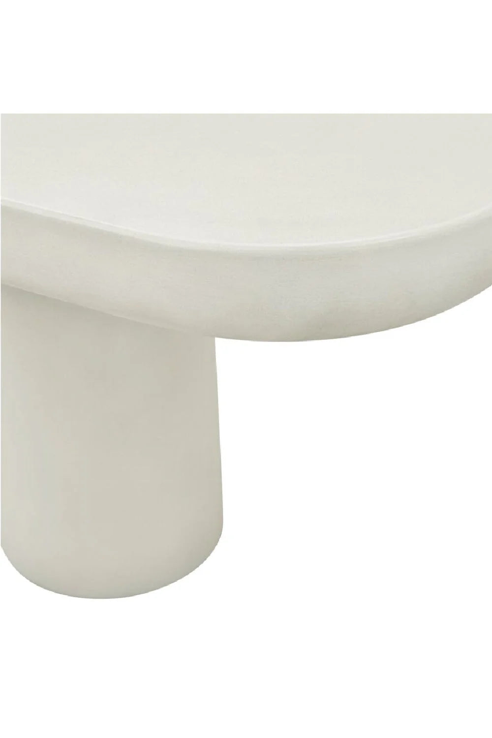 Luxury Cream Concrete Dining Table Modern Italian Style for Villa