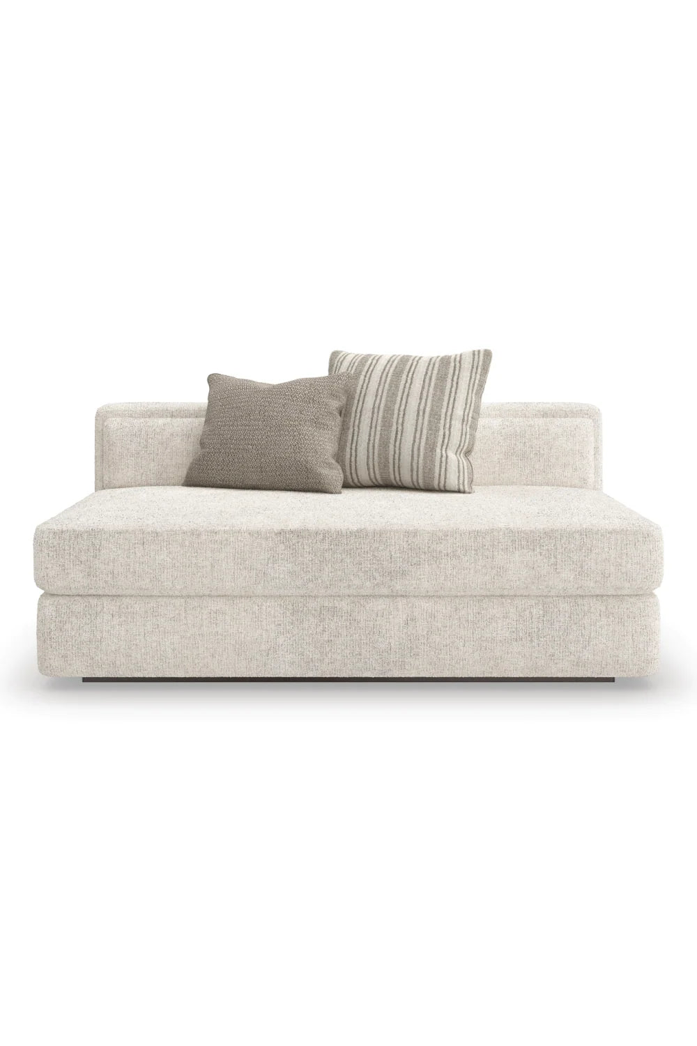 Luxury Cream Fabric Sectional Sofa Modern Italian Style for Villa