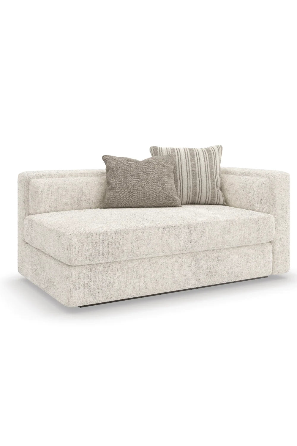 Luxury Cream Fabric Sectional Sofa Modern Italian Style for Villa