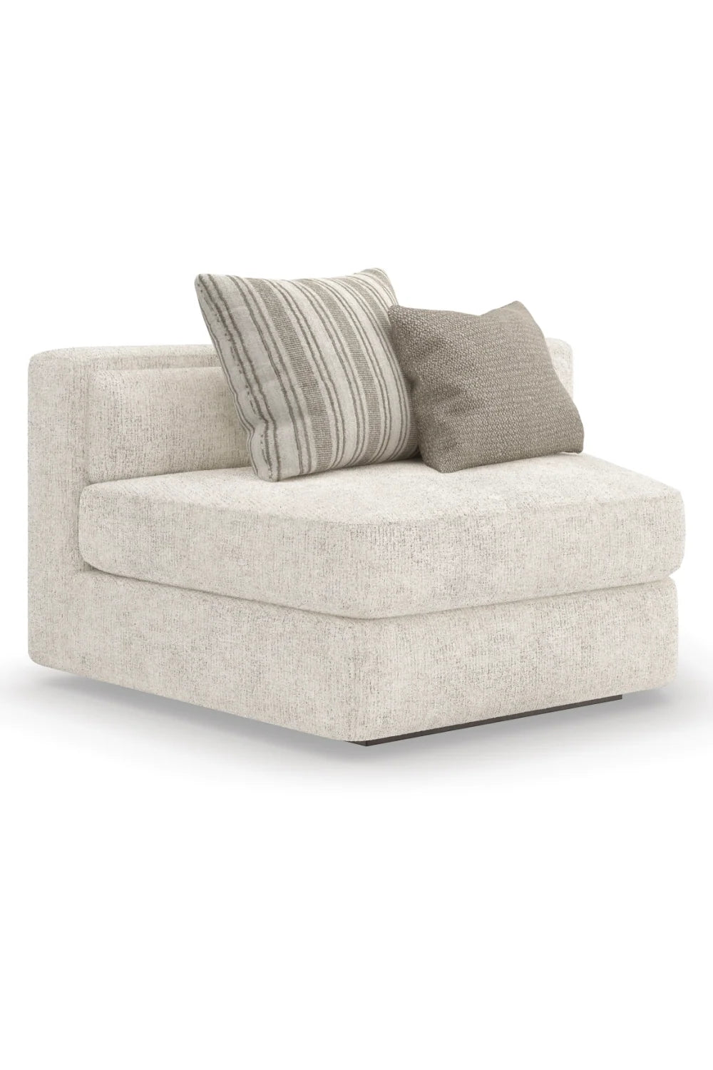 Luxury Cream Fabric Sectional Sofa Modern Italian Style for Villa