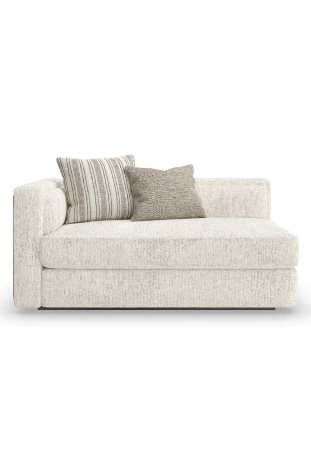 Luxury Cream Fabric Sectional Sofa Modern Italian Style for Villa