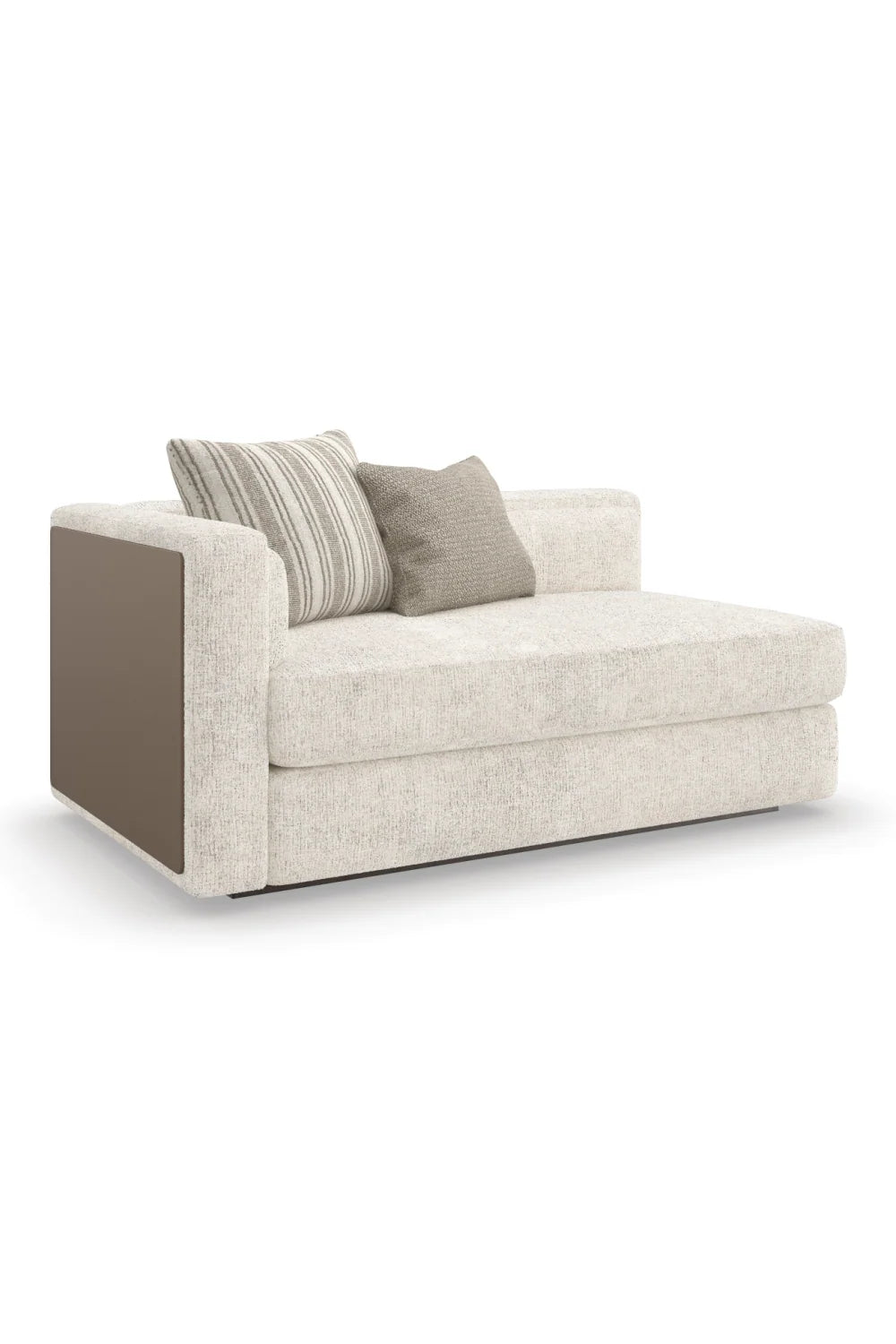Luxury Cream Fabric Sectional Sofa Modern Italian Style for Villa
