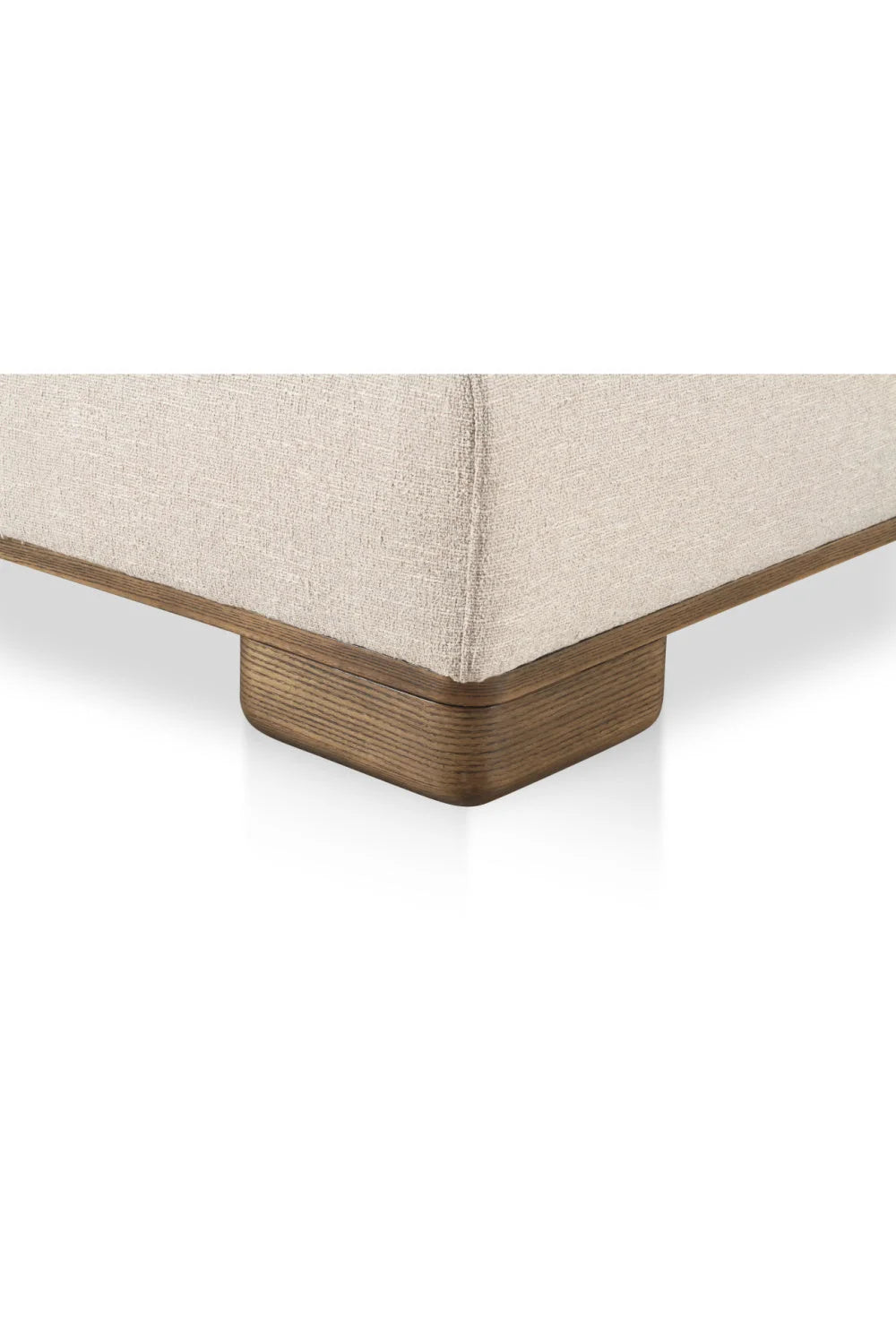Luxury Cream Fabric Slipper Lounge Chair Modern Italian Style for Villa