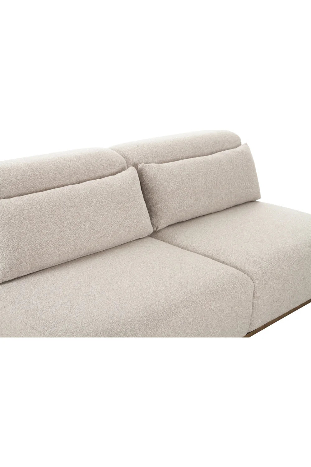 Luxury Cream Fabric Sofa Modern Italian Style for Villa