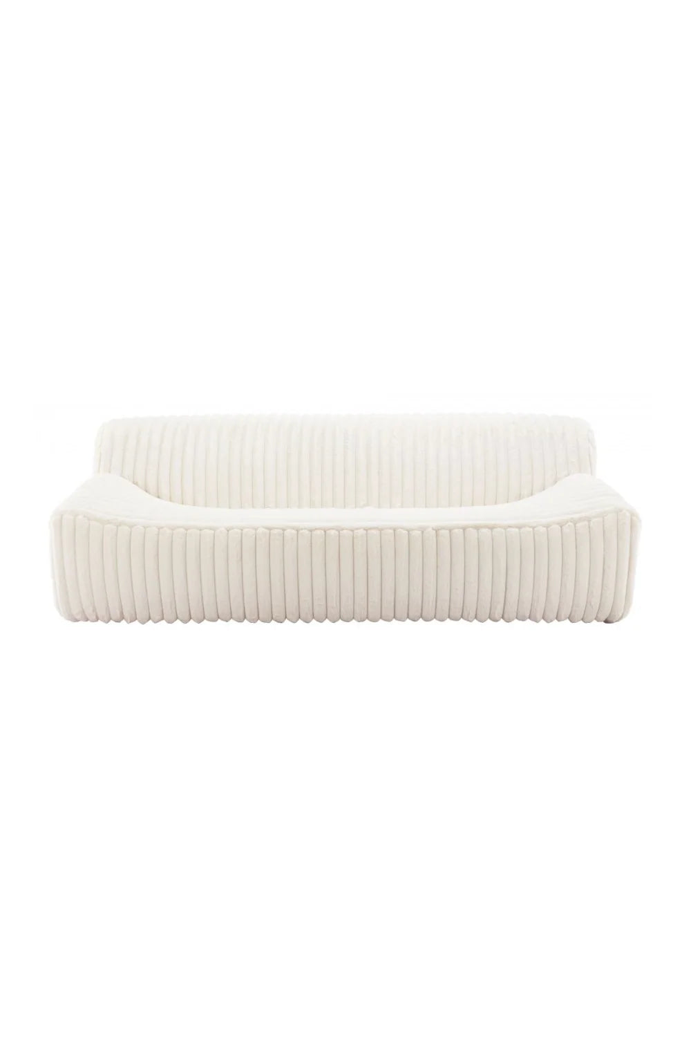 Luxury Cream Fur Sofa Modern Italian Style for Villa