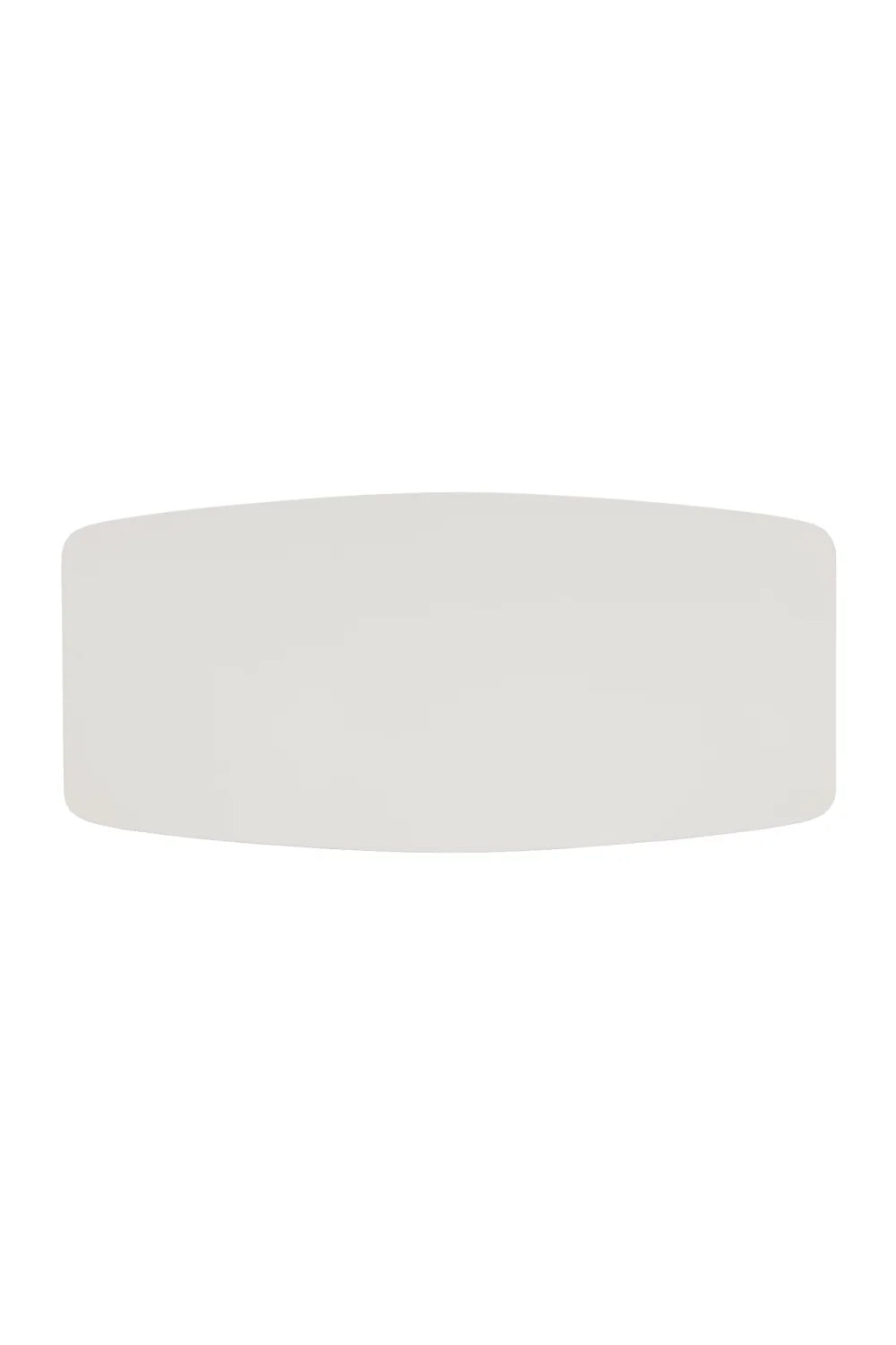 Luxury Cream Leather Look Dining Table Modern Italian Style for Villa