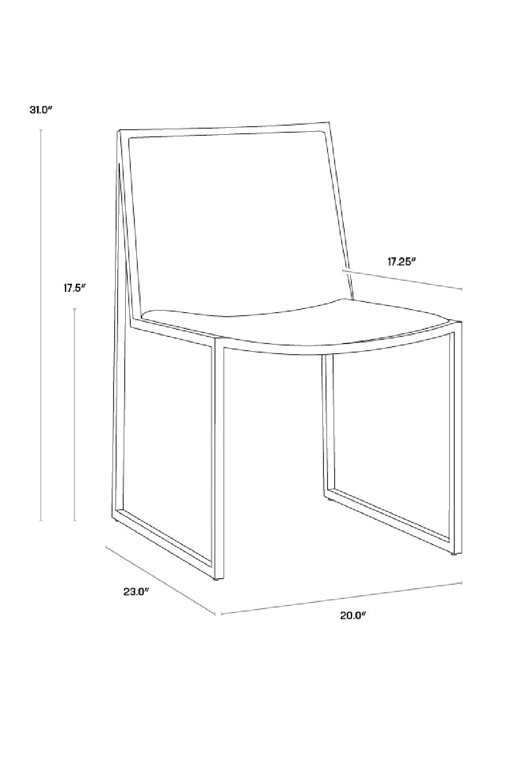 Luxury Cream Leather Look Modern Dining Chair European Style for Villa