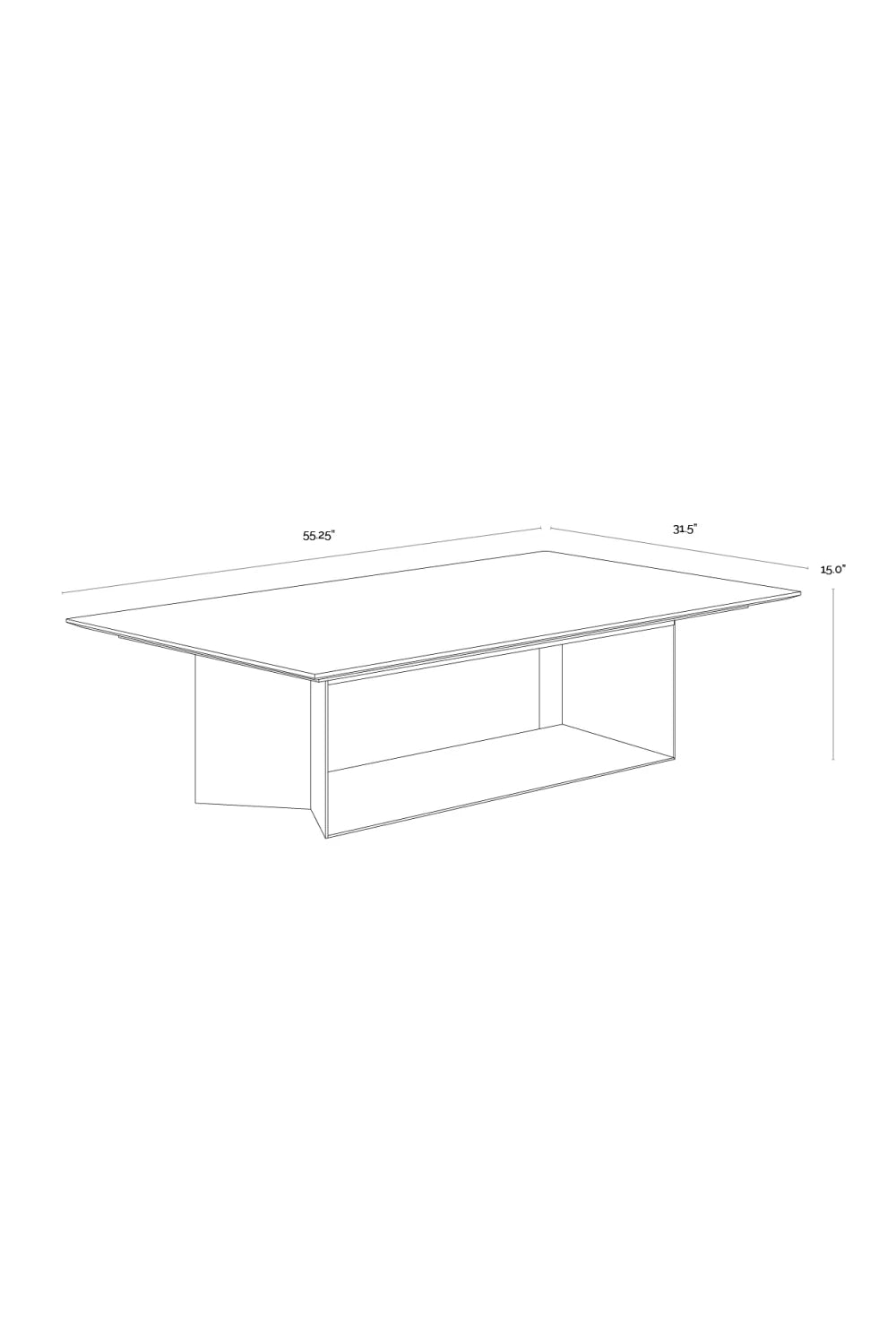 Luxury Cream Marble Coffee Table Modern Italian Style for Villa