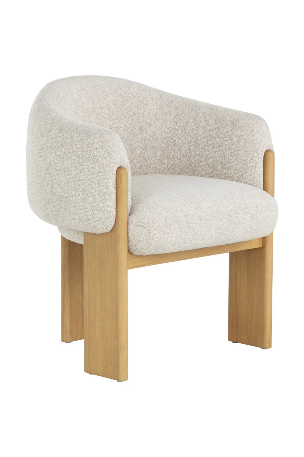 Luxury Cream Modern Dining Armchair European Style for Villa