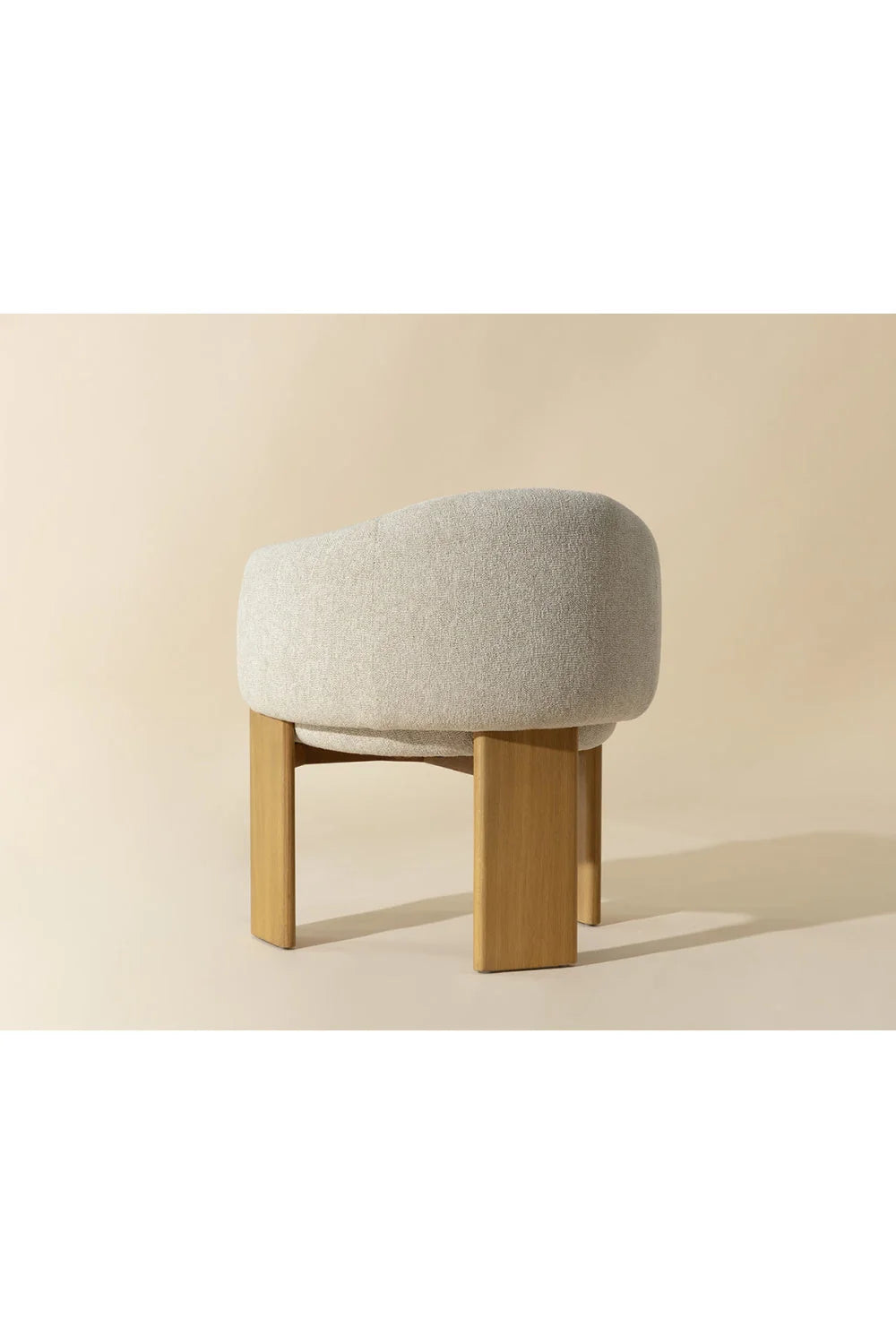 Luxury Cream Modern Dining Armchair European Style for Villa