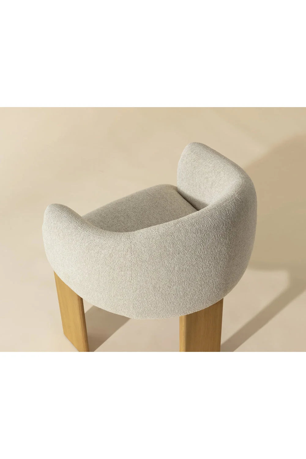 Luxury Cream Modern Dining Armchair European Style for Villa