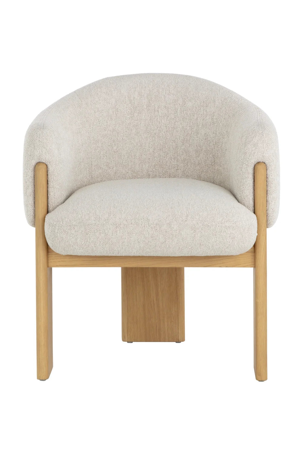 Luxury Cream Modern Dining Armchair European Style for Villa