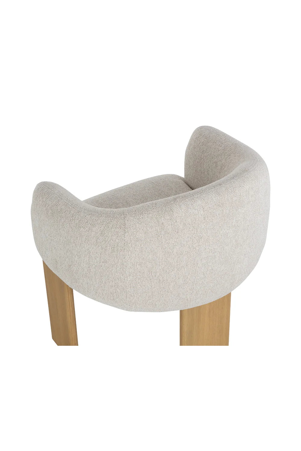 Luxury Cream Modern Dining Armchair European Style for Villa