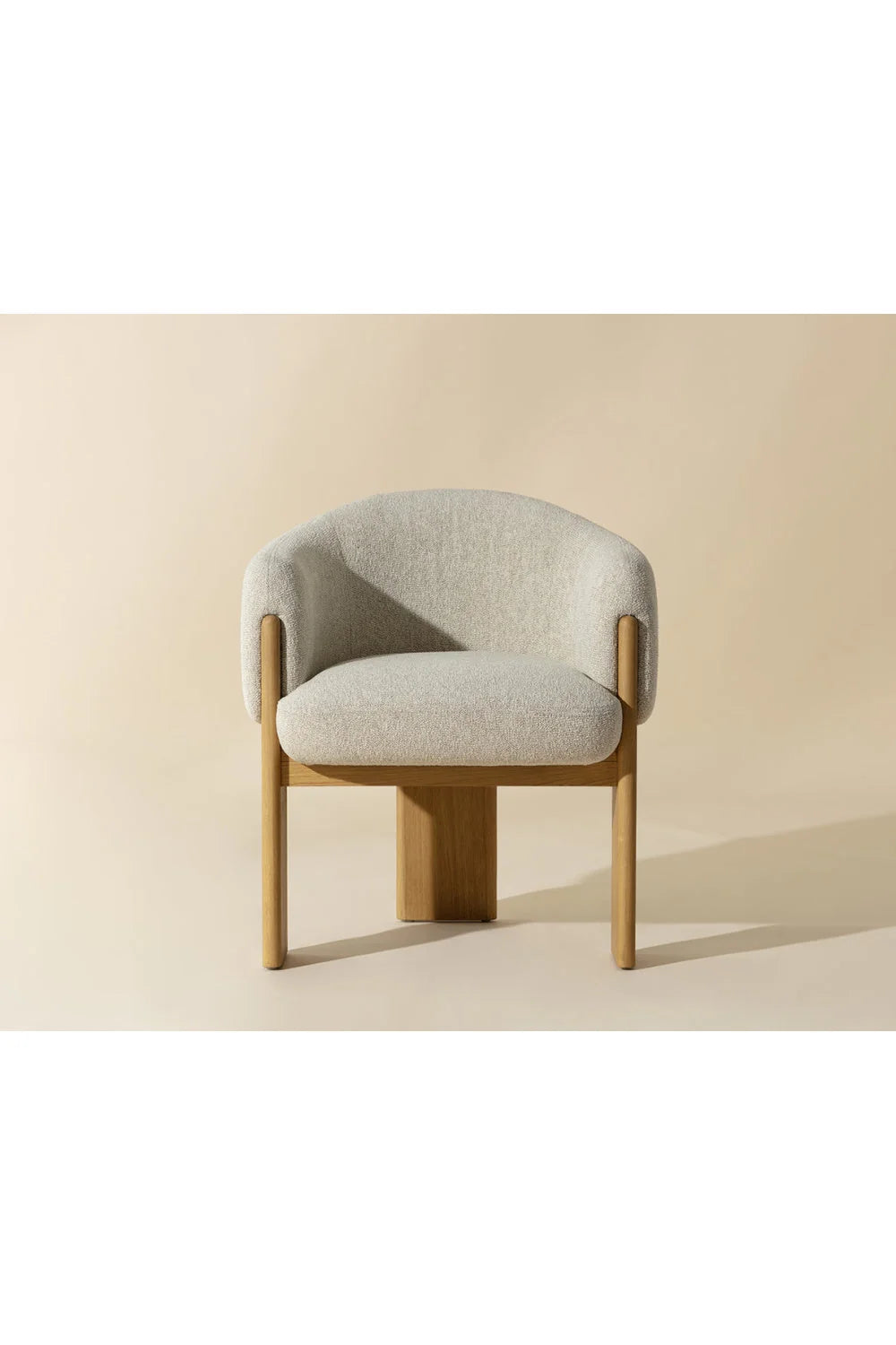 Luxury Cream Modern Dining Armchair European Style for Villa