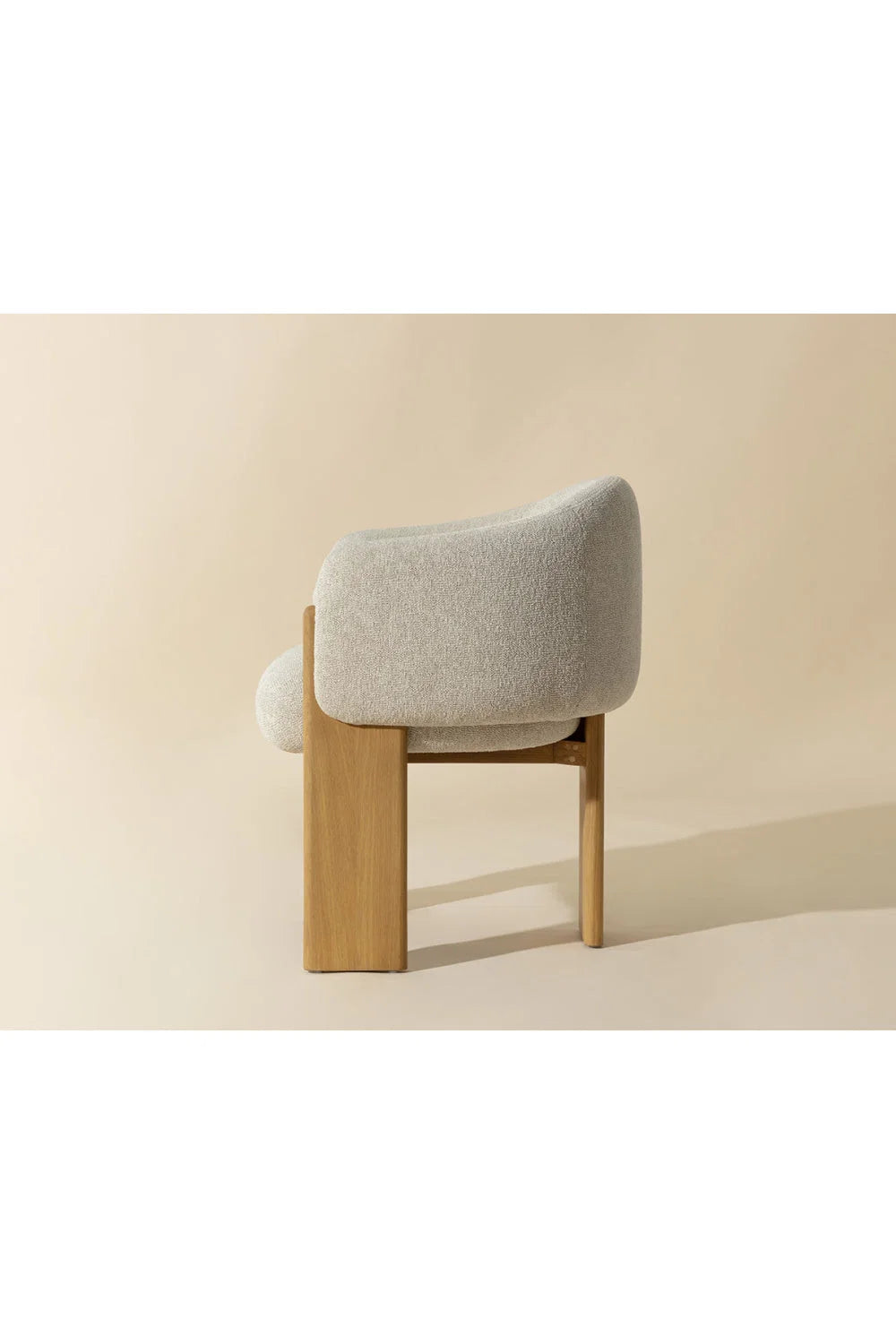 Luxury Cream Modern Dining Armchair European Style for Villa