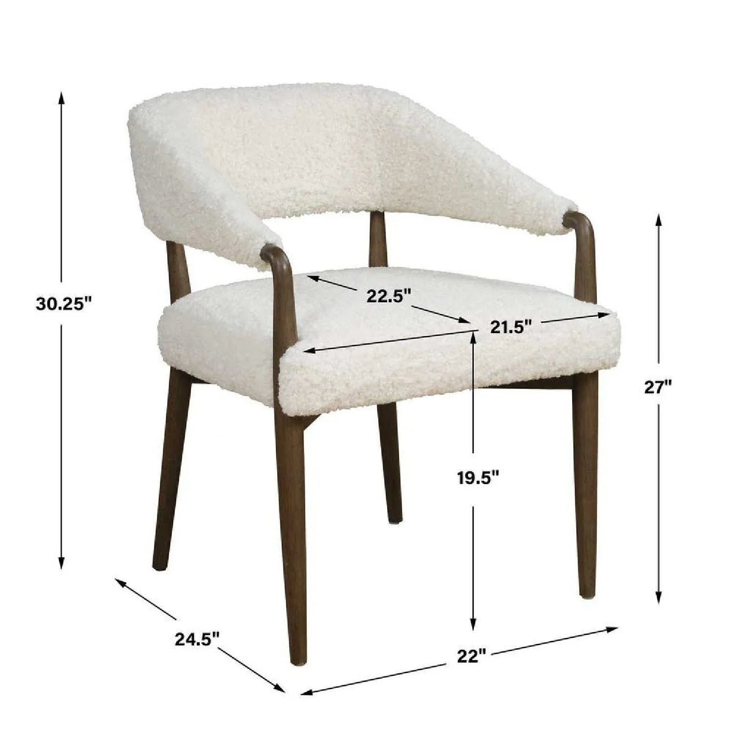 Luxury Cream Modern Dining Chair European Style for Villa