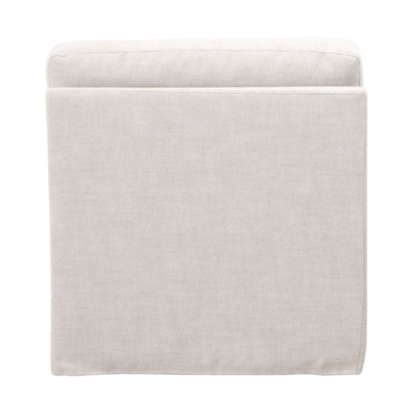 Luxury Cream Skirted Modular Chair Modern Italian Style for Villa