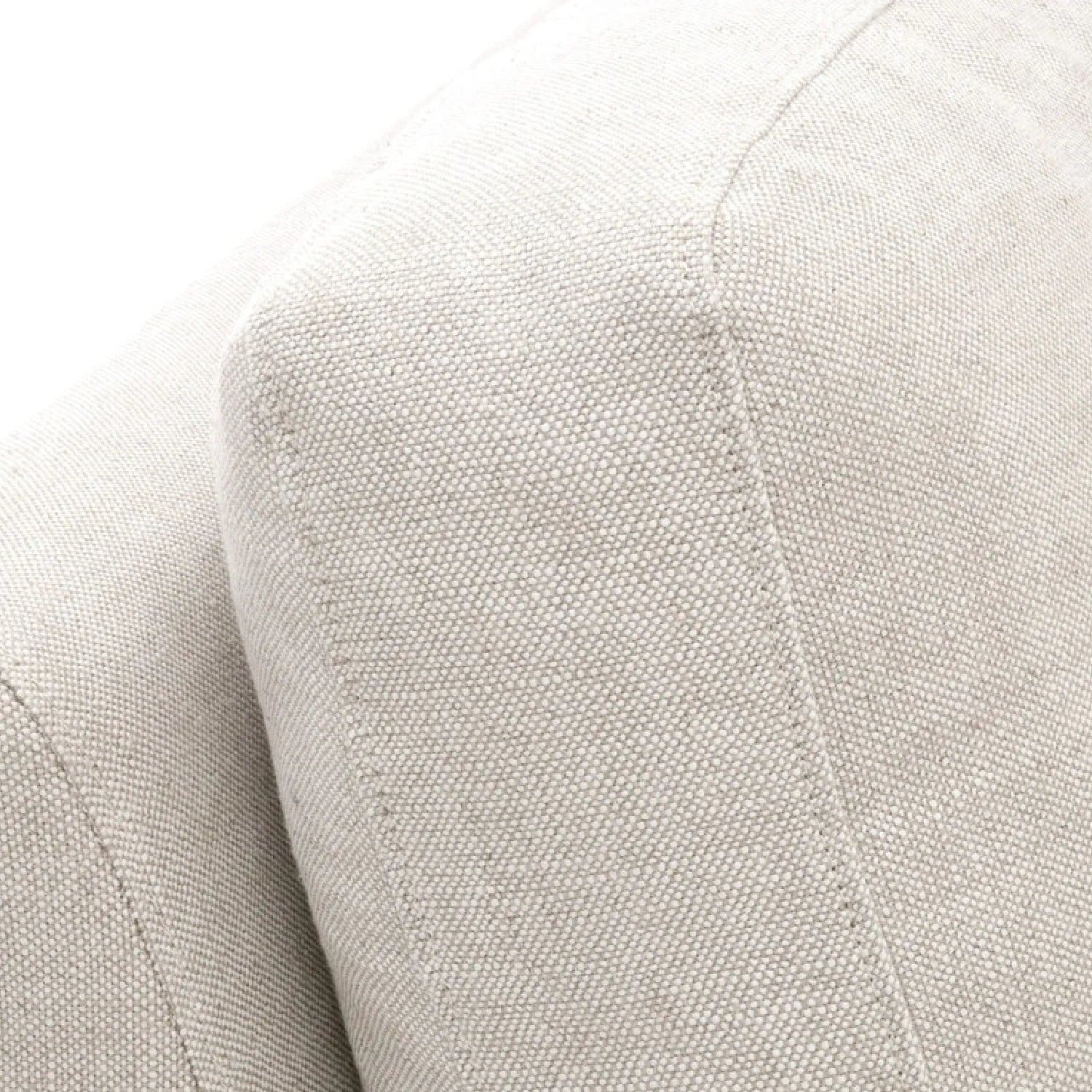 Luxury Cream Skirted Modular Chair Modern Italian Style for Villa