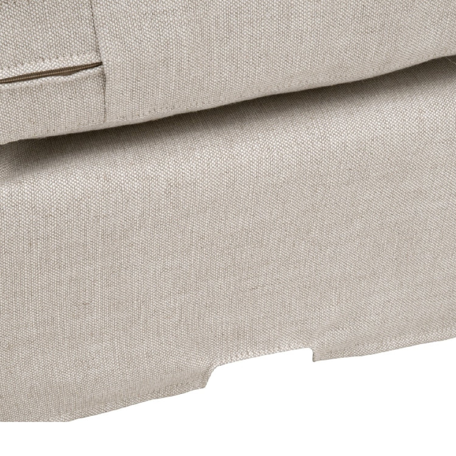 Luxury Cream Skirted Modular Chair Modern Italian Style for Villa