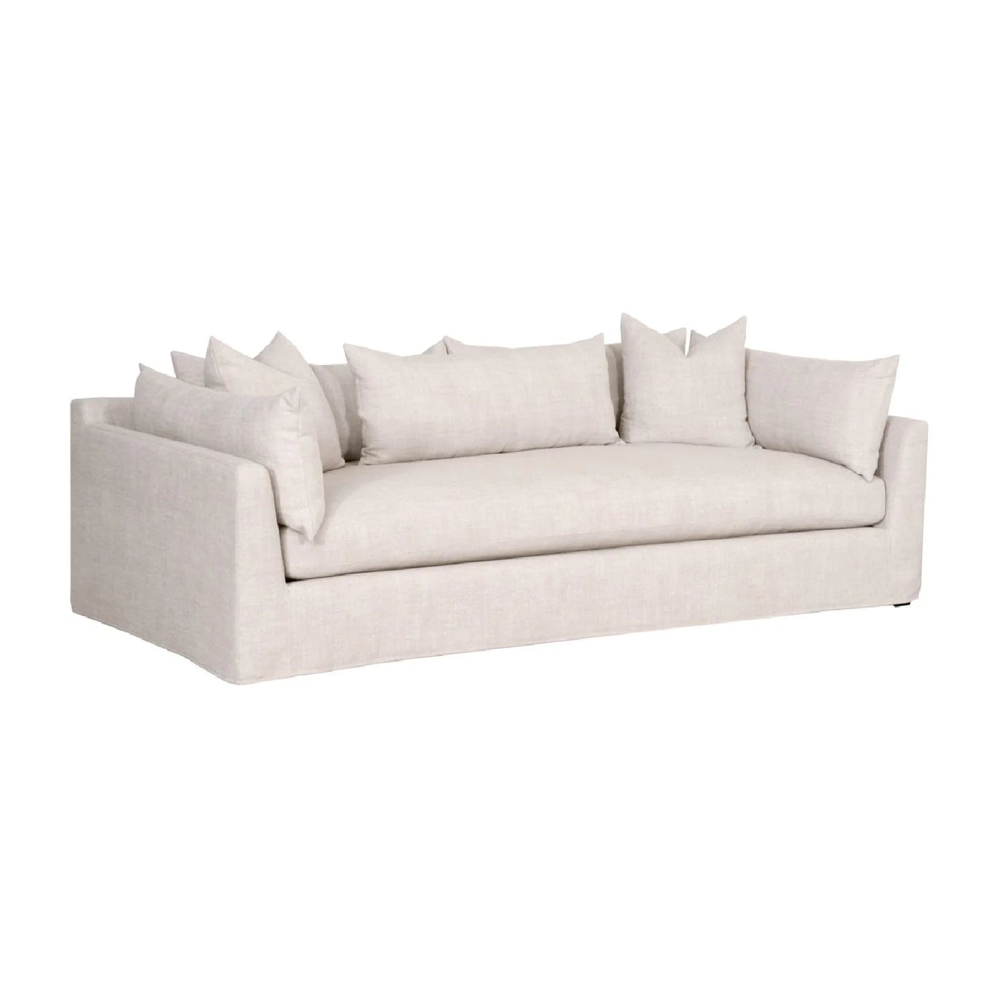 Luxury Cream Slipcover Sofa Modern Italian Style for Villa